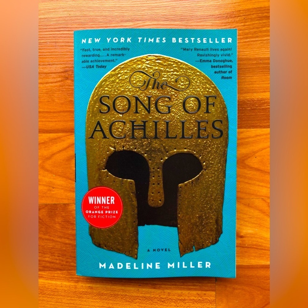 A romance novel by Madeline Miller, “The song of Achilles”. In good condition.